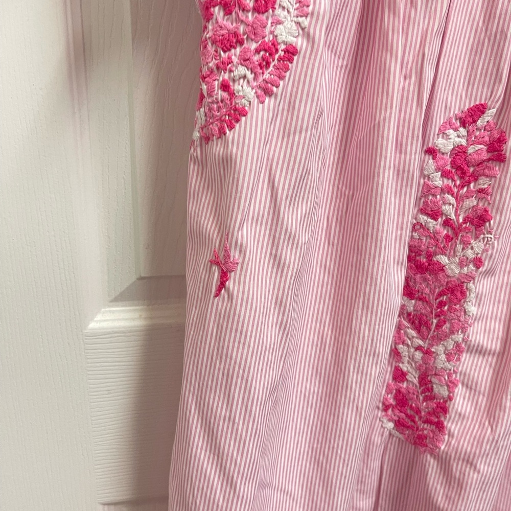 Mi Golondrina Pink Embroidered Dress - Picture 4 of 14